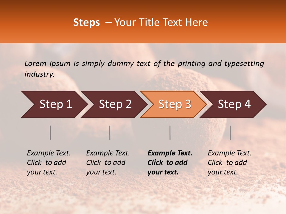 Present Candy Ganache PowerPoint Template