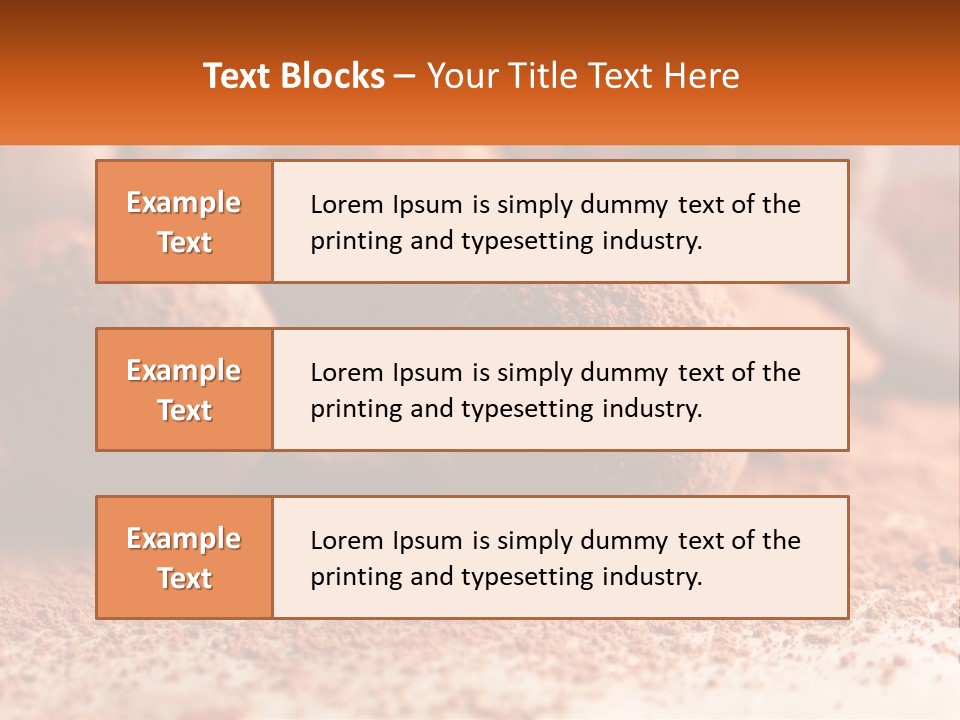 Present Candy Ganache PowerPoint Template