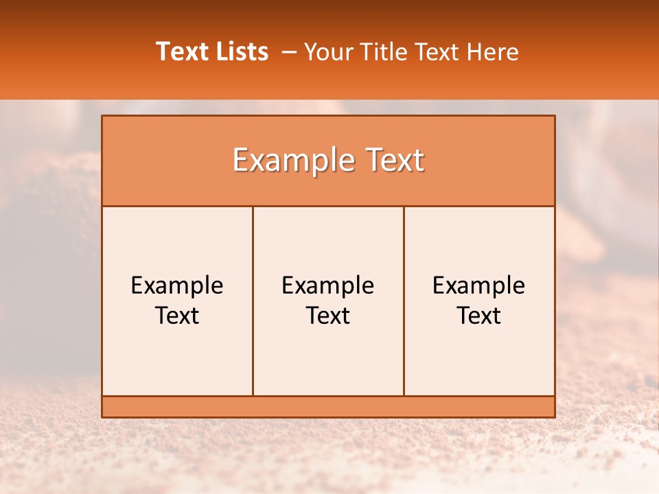 Present Candy Ganache PowerPoint Template