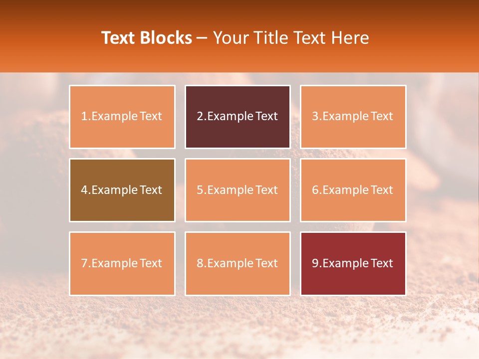 Present Candy Ganache PowerPoint Template