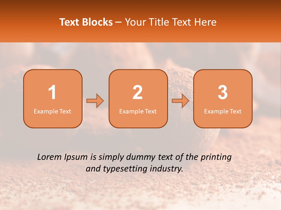 Present Candy Ganache PowerPoint Template