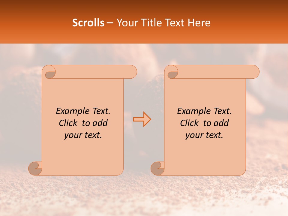 Present Candy Ganache PowerPoint Template