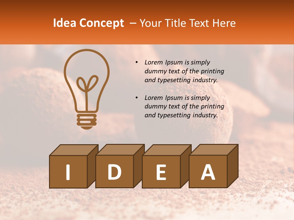 Present Candy Ganache PowerPoint Template