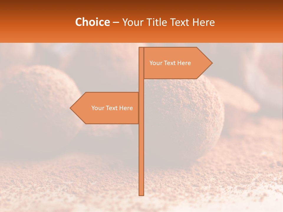 Present Candy Ganache PowerPoint Template