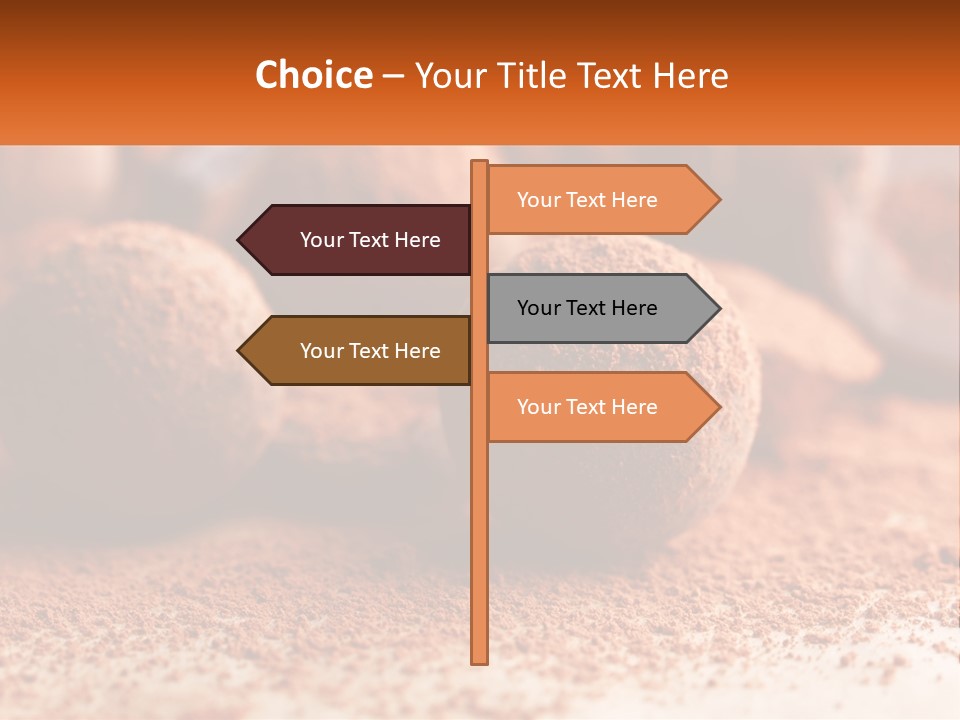 Present Candy Ganache PowerPoint Template