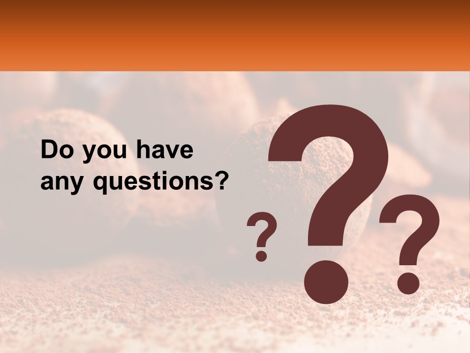 Present Candy Ganache PowerPoint Template