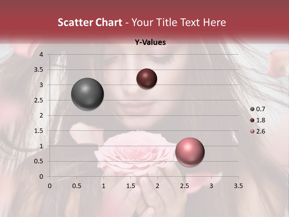 Beauty Female Rose PowerPoint Template