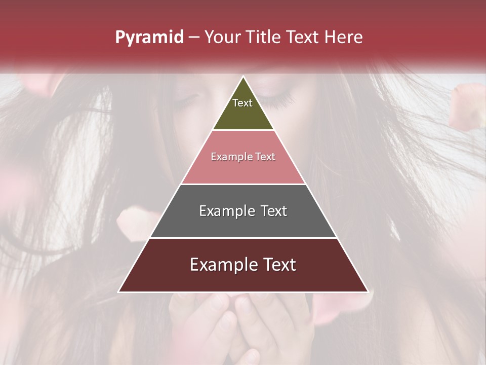 Beauty Female Rose PowerPoint Template