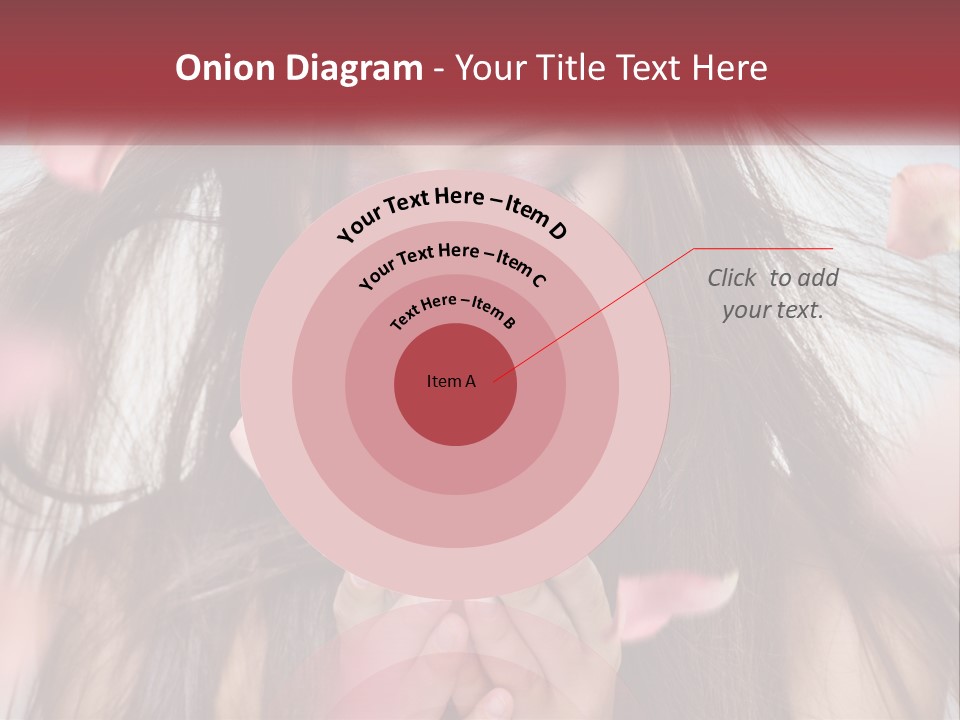 Beauty Female Rose PowerPoint Template