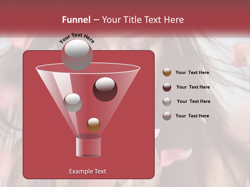 Beauty Female Rose PowerPoint Template