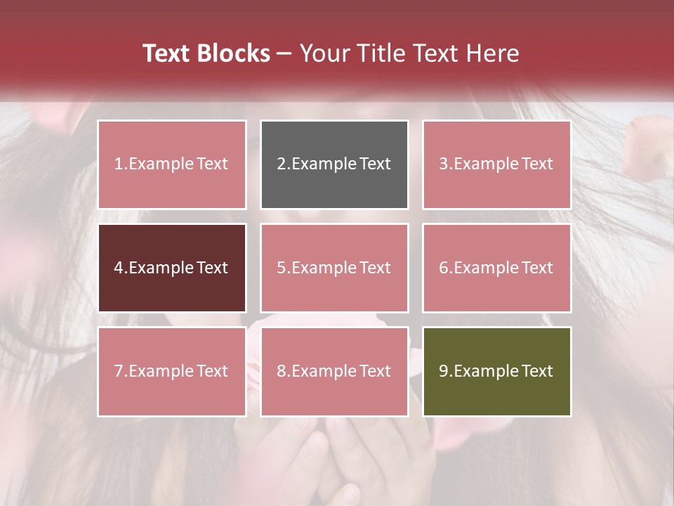 Beauty Female Rose PowerPoint Template