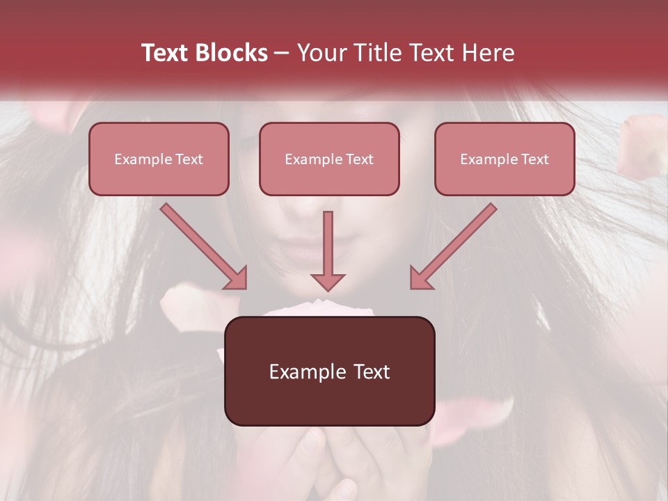 Beauty Female Rose PowerPoint Template