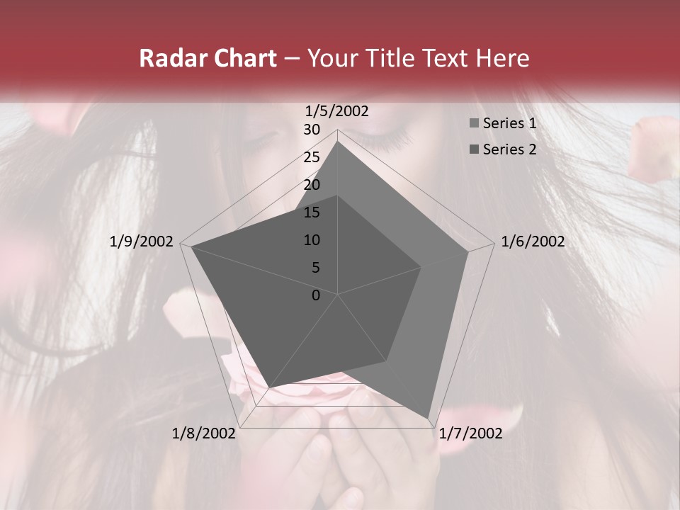 Beauty Female Rose PowerPoint Template