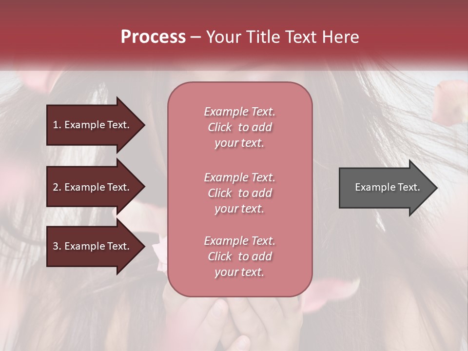 Beauty Female Rose PowerPoint Template