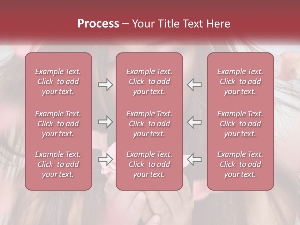 Beauty Female Rose PowerPoint Template