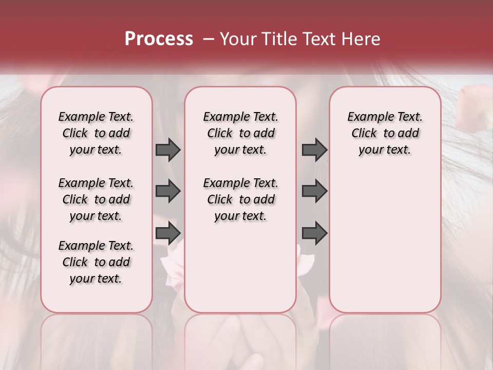 Beauty Female Rose PowerPoint Template