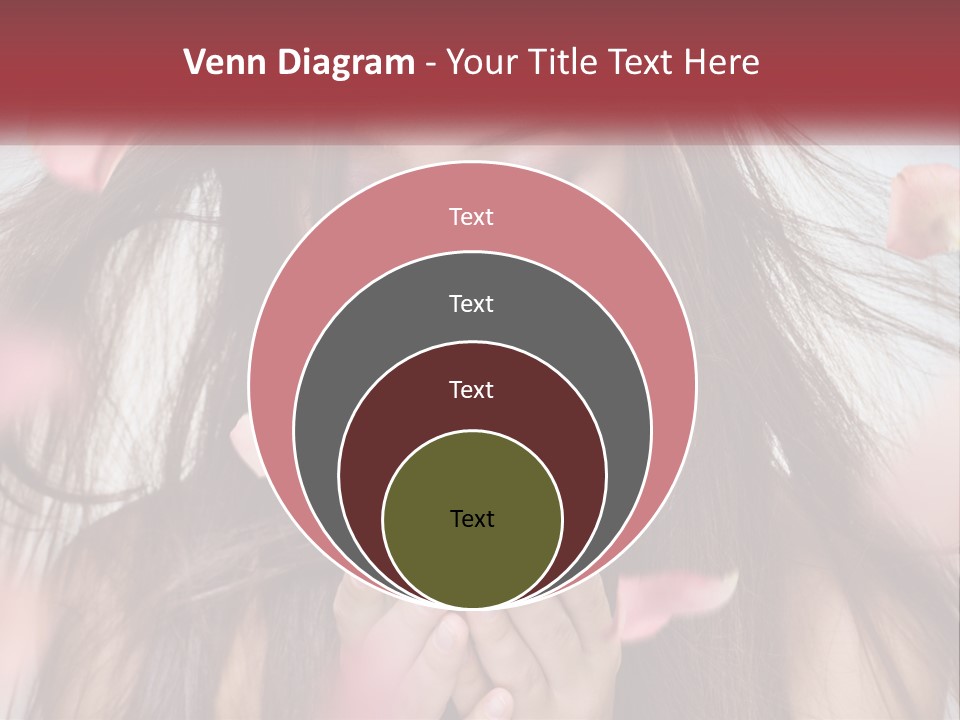 Beauty Female Rose PowerPoint Template