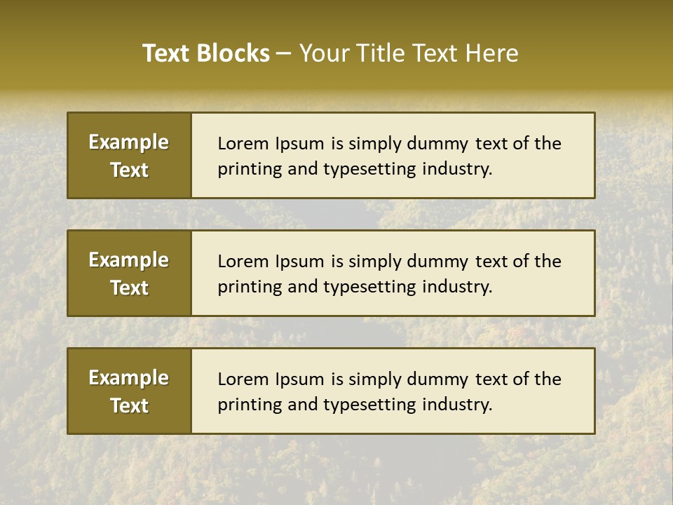 Overlook Park Land PowerPoint Template