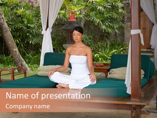 Fresh Yoga Calm PowerPoint Template