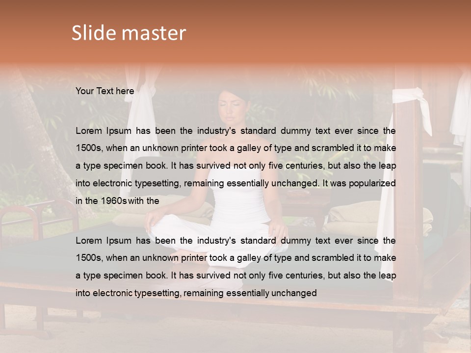 Fresh Yoga Calm PowerPoint Template