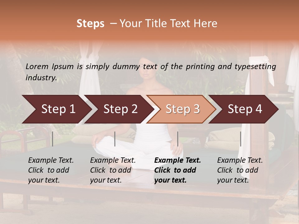 Fresh Yoga Calm PowerPoint Template