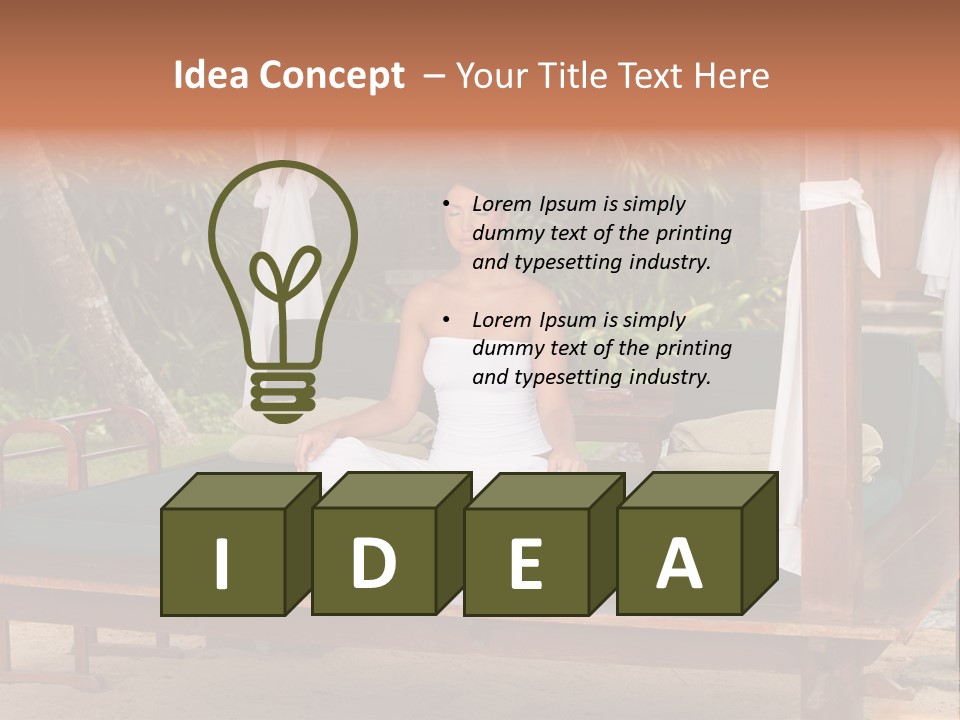 Fresh Yoga Calm PowerPoint Template