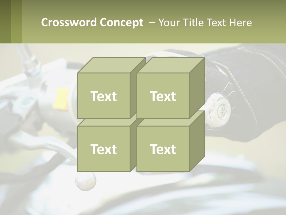Ride Hand Left PowerPoint Template