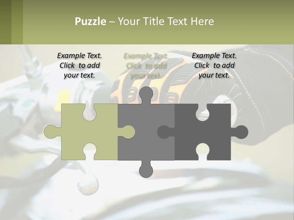 Ride Hand Left PowerPoint Template