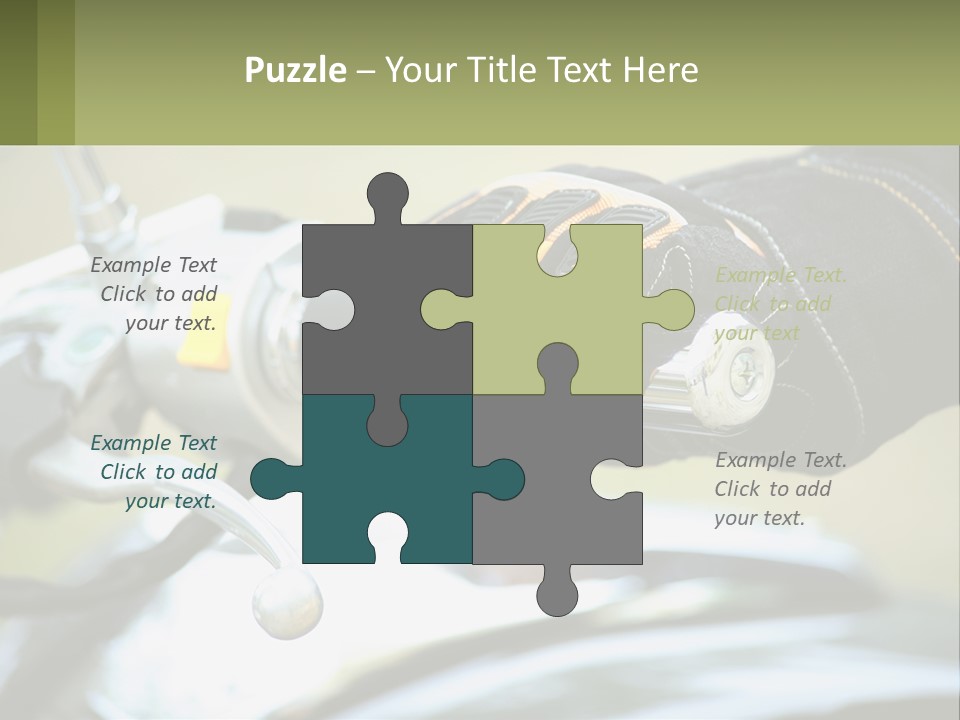 Ride Hand Left PowerPoint Template