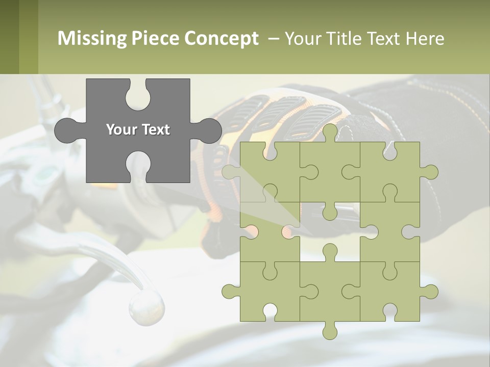 Ride Hand Left PowerPoint Template