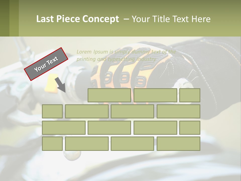 Ride Hand Left PowerPoint Template
