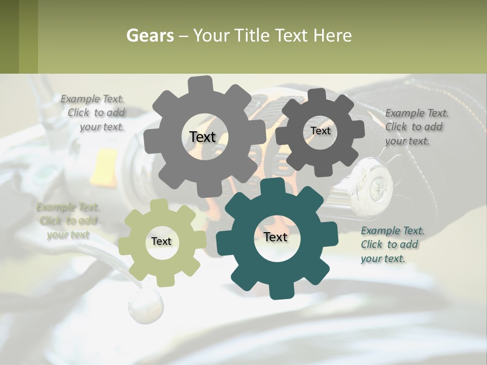 Ride Hand Left PowerPoint Template