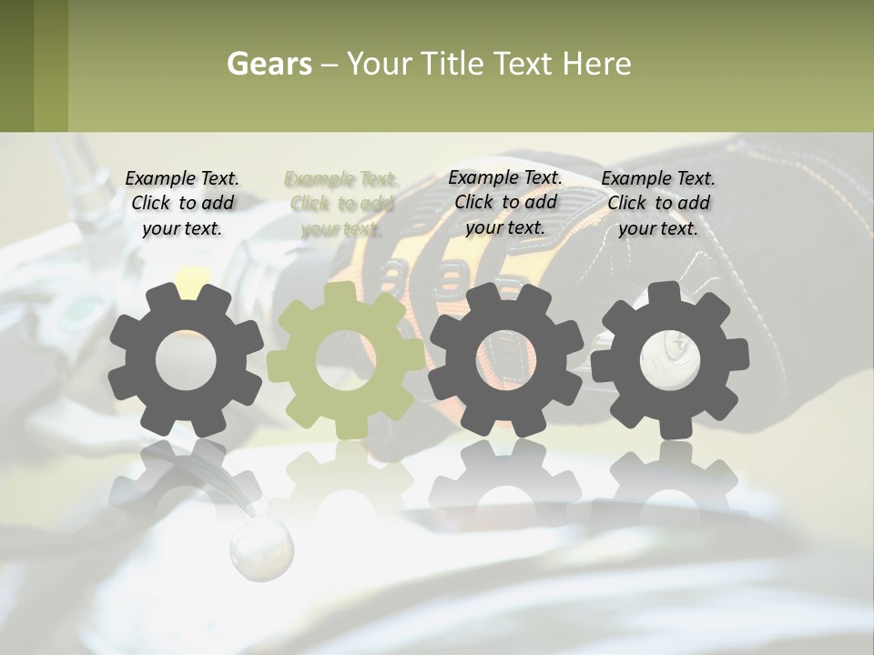 Ride Hand Left PowerPoint Template