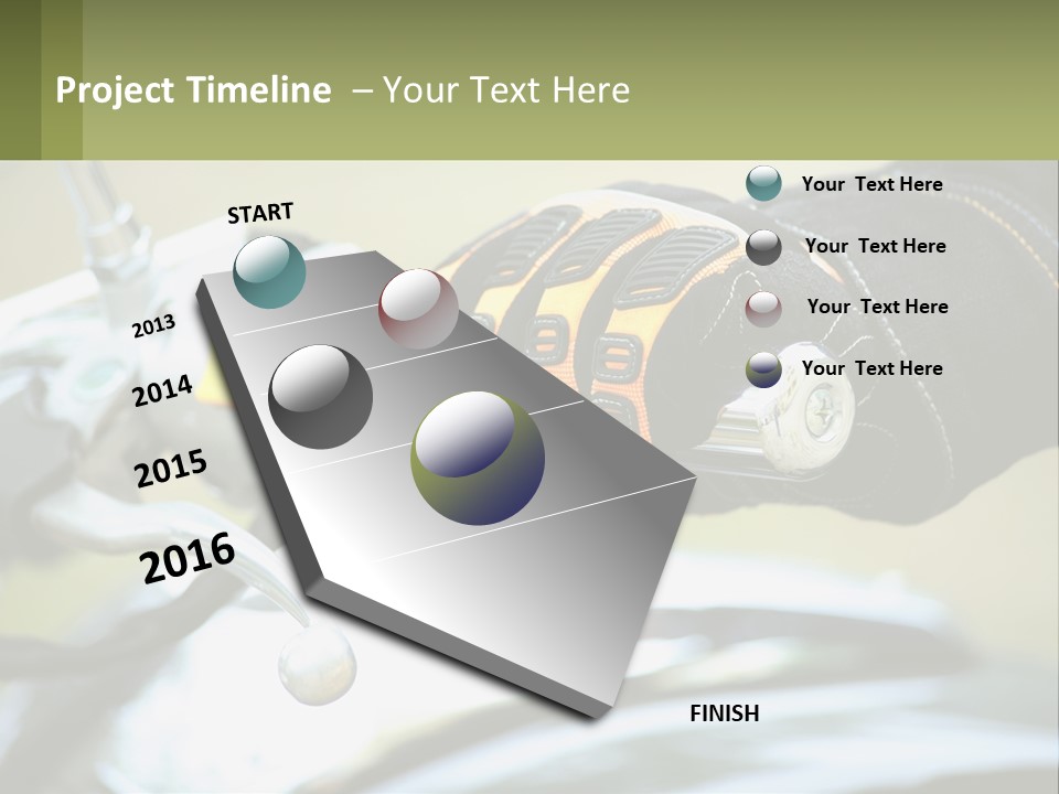 Ride Hand Left PowerPoint Template