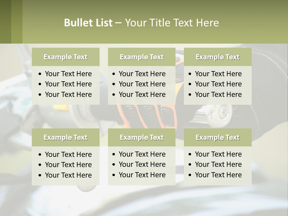 Ride Hand Left PowerPoint Template