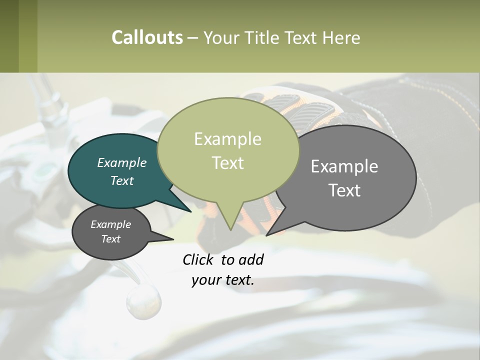 Ride Hand Left PowerPoint Template