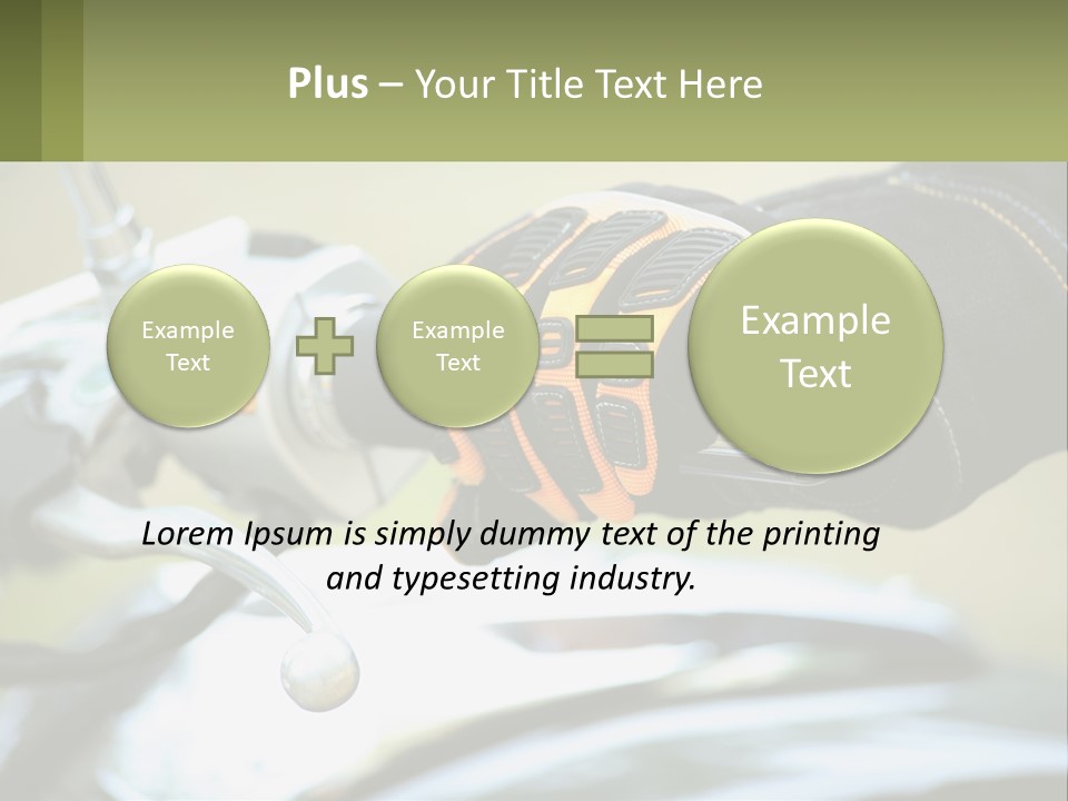 Ride Hand Left PowerPoint Template