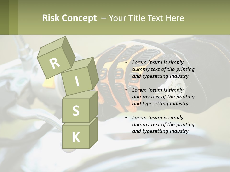 Ride Hand Left PowerPoint Template