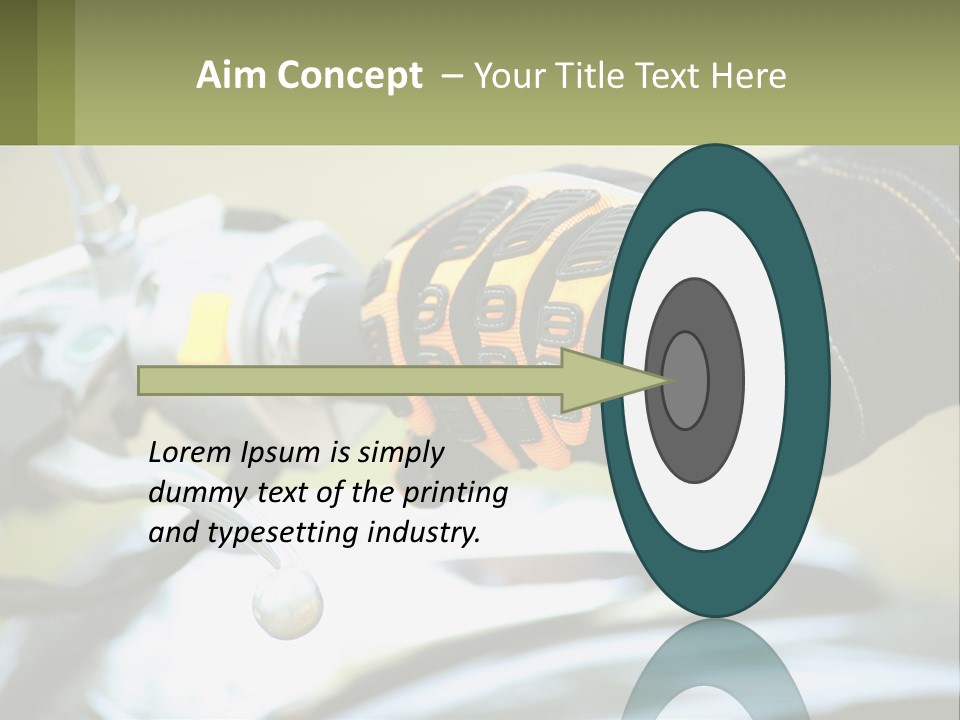 Ride Hand Left PowerPoint Template