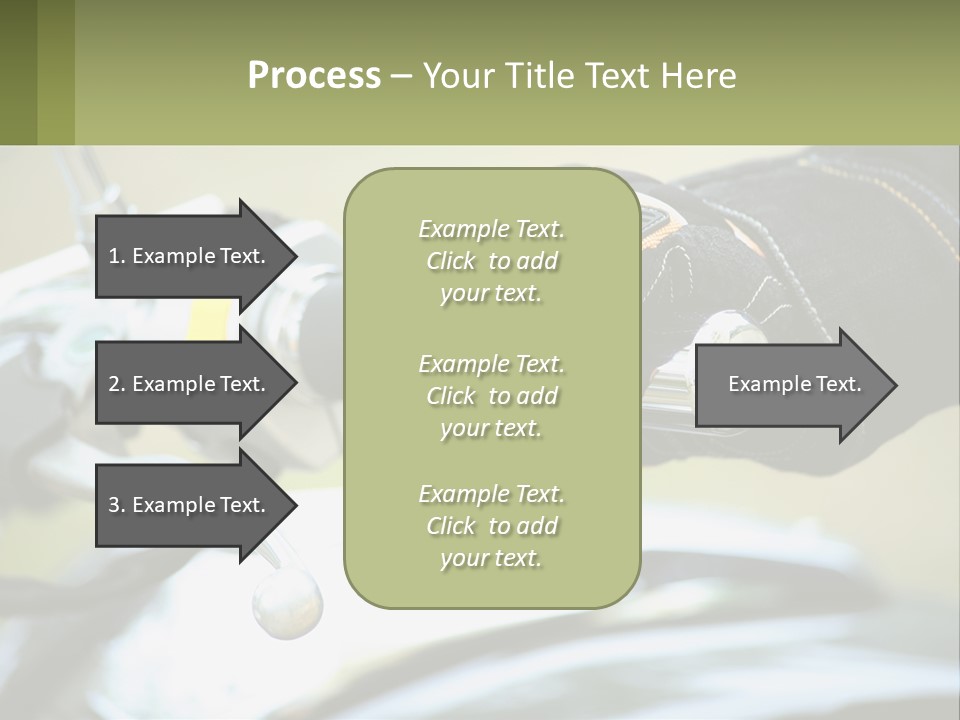 Ride Hand Left PowerPoint Template