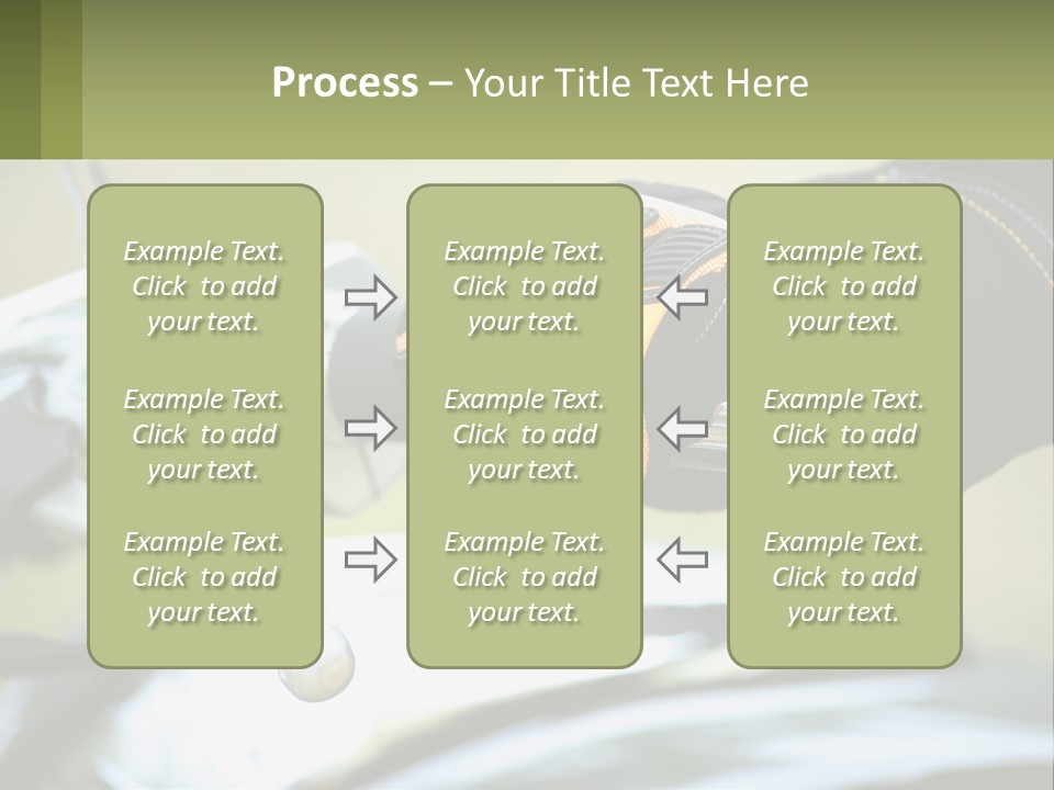 Ride Hand Left PowerPoint Template