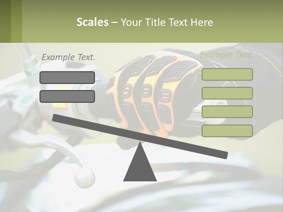 Ride Hand Left PowerPoint Template