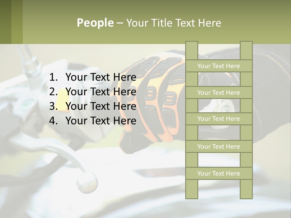 Ride Hand Left PowerPoint Template