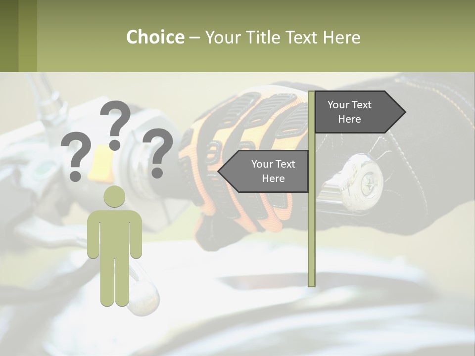 Ride Hand Left PowerPoint Template