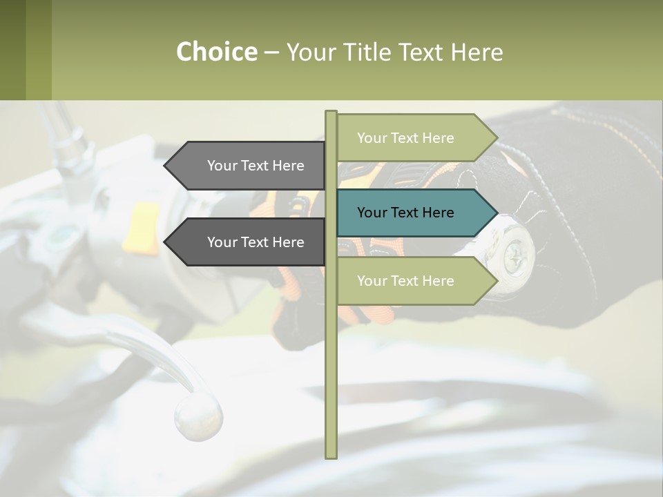 Ride Hand Left PowerPoint Template