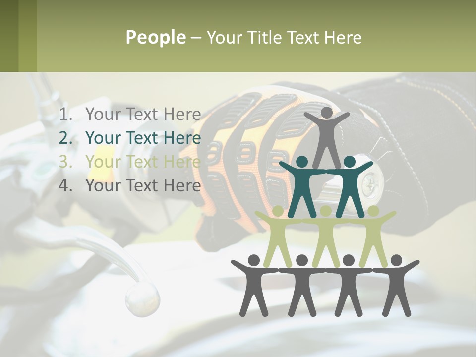 Ride Hand Left PowerPoint Template