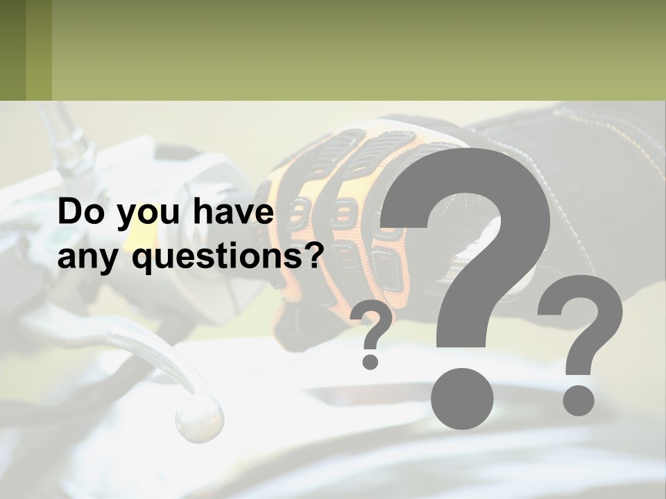 Ride Hand Left PowerPoint Template