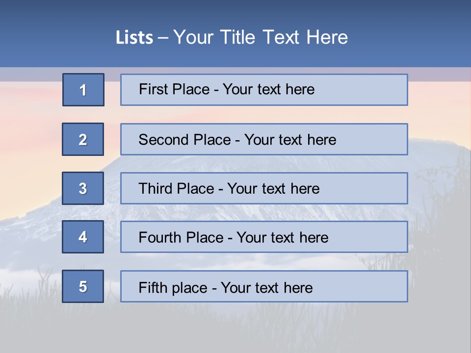 Life Land Vacation PowerPoint Template
