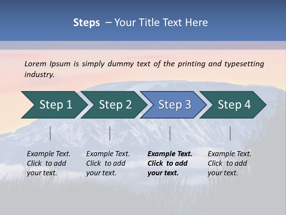 Life Land Vacation PowerPoint Template