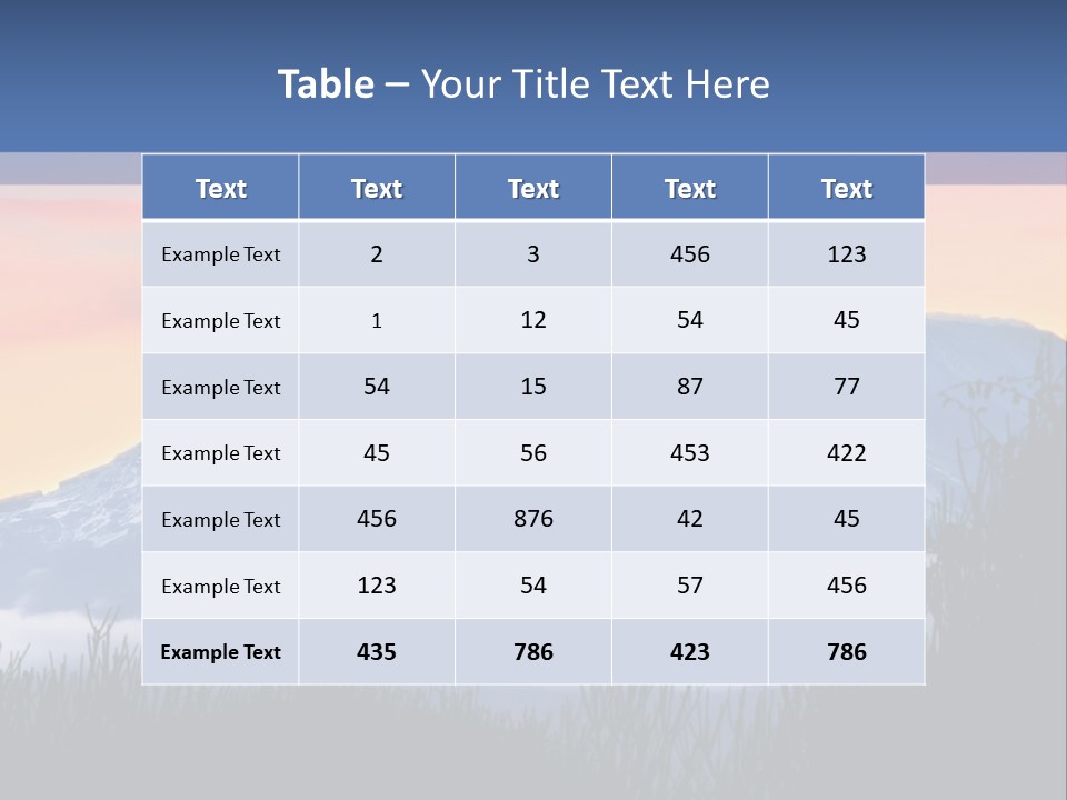 Life Land Vacation PowerPoint Template